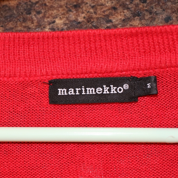 Red cardigan sweater - Picture 3 of 3